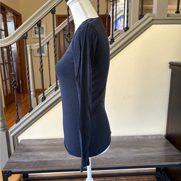 ⭐️Max & Co. Navy Blue Long Sleeve Top Size S - Picture 2 of 8